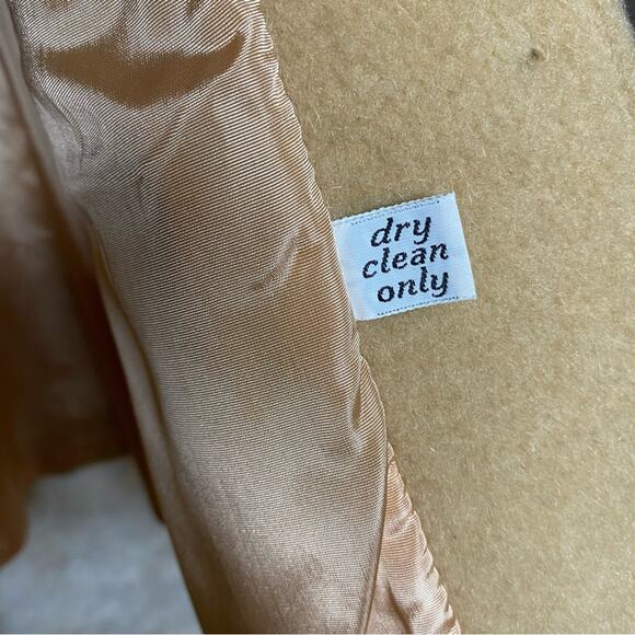 Pendleton Tan Wool Classic Short Pea Coat Jacket Size 10 Womens - Picture 5 of 8